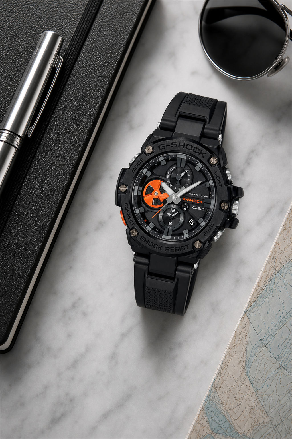 Casio G-Shock G-Steel GST-B100 GST-B100B-1A4 Watch