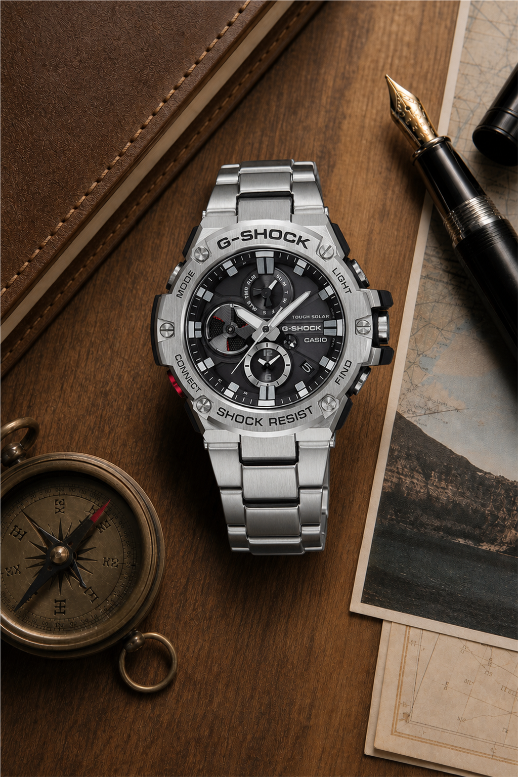 Casio G-Shock G-Steel GST-B100 GST-B100D-1A Watch