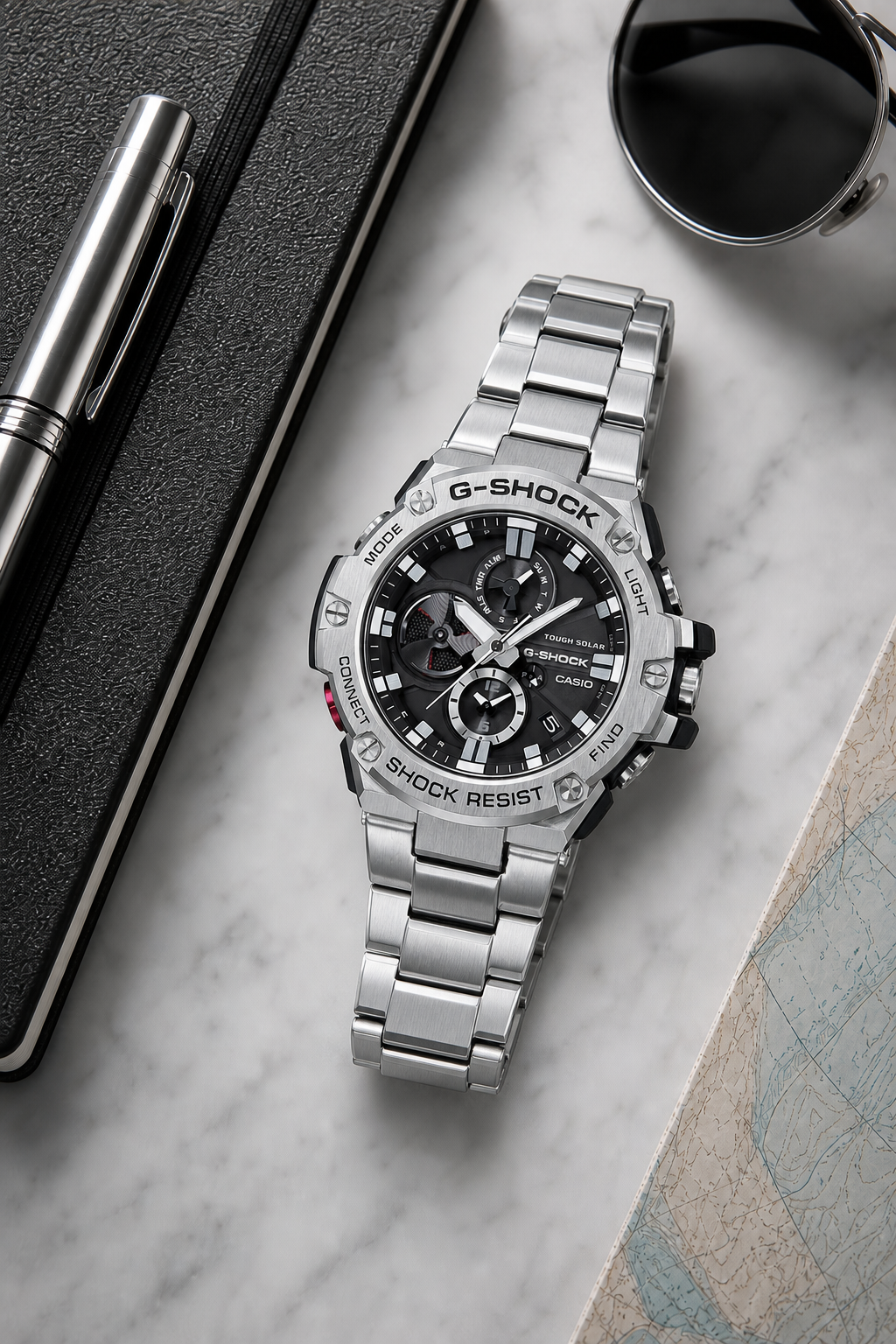 Casio G-Shock G-Steel GST-B100 GST-B100D-1A Watch