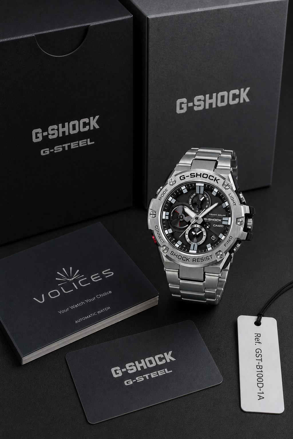 Casio G-Shock G-Steel GST-B100 GST-B100D-1A Watch