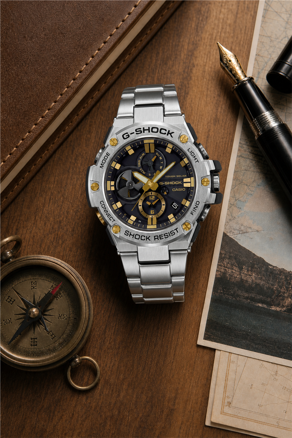 Casio G-Shock G-Steel GST-B100 GST-B100D-1A9 Watch