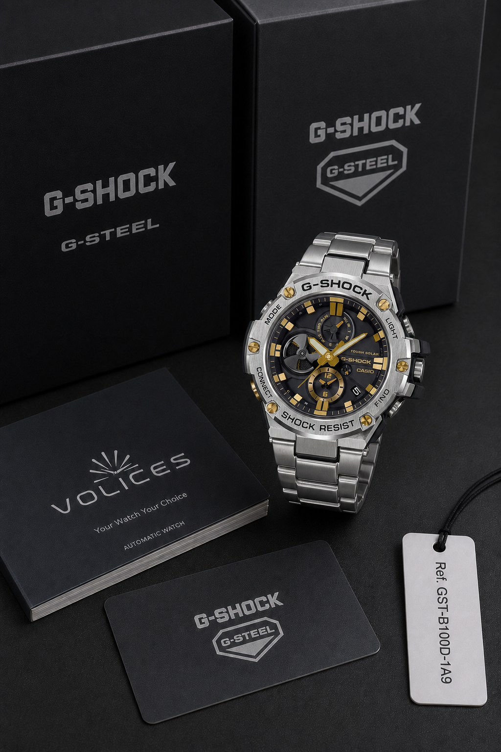 Casio G-Shock G-Steel GST-B100 GST-B100D-1A9 Watch