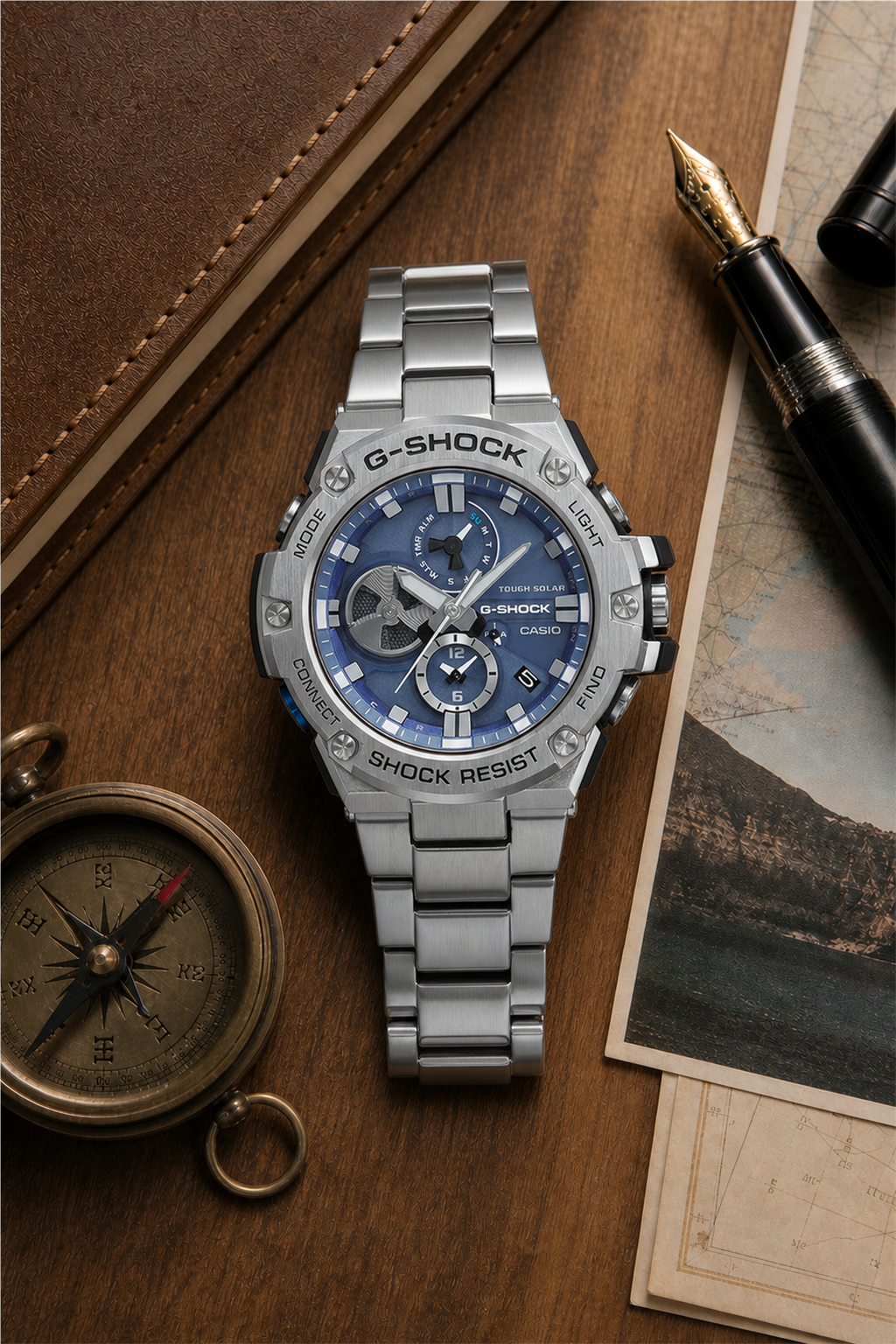 Casio G-Shock G-Steel GST-B100 GST-B100D-2A Watch