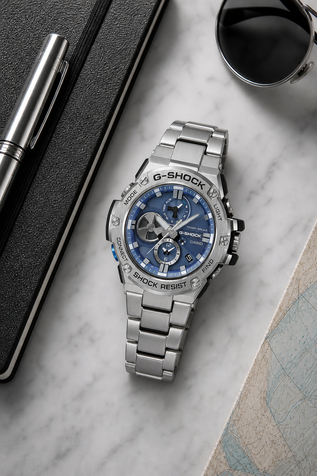 Casio G-Shock G-Steel GST-B100 GST-B100D-2A Watch