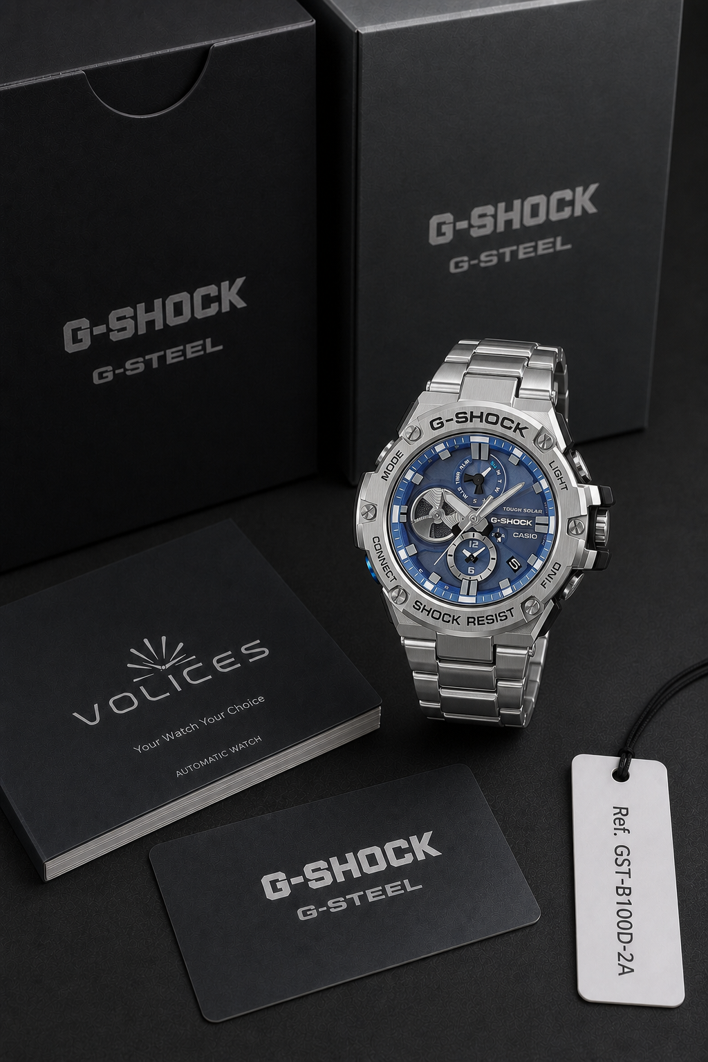 Casio G-Shock G-Steel GST-B100 GST-B100D-2A Watch