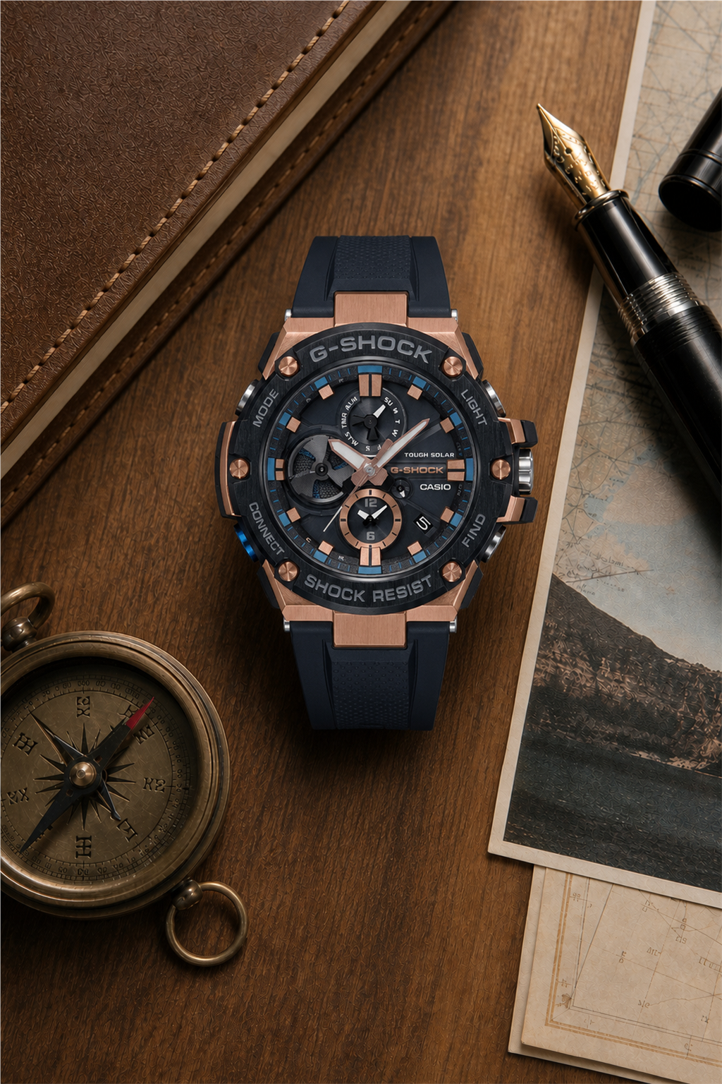 Casio G-Shock G-Steel GST-B100 GST-B100G-2A Watch