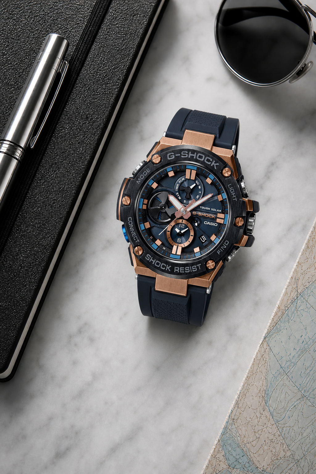 Casio G-Shock G-Steel GST-B100 GST-B100G-2A Watch