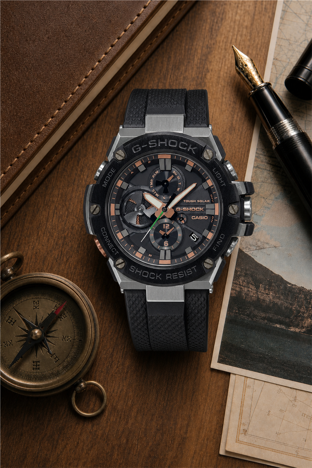 Casio G-Shock G-Steel GST-B100 GST-B100GA-1A Watch
