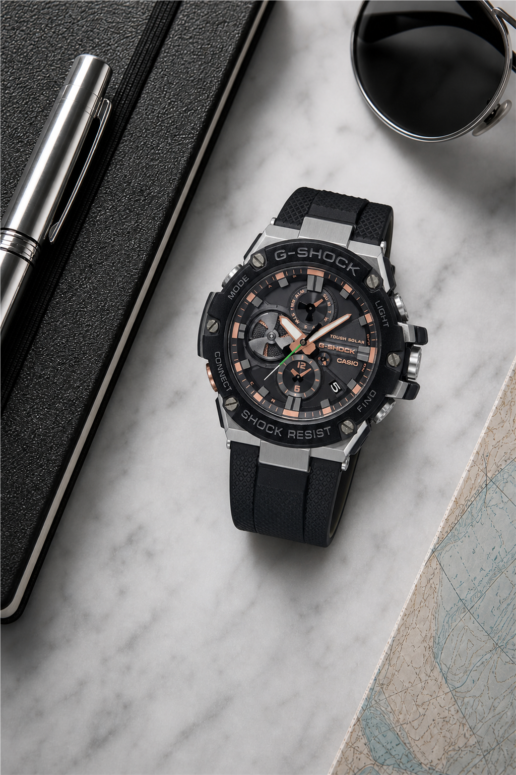 Casio G-Shock G-Steel GST-B100 GST-B100GA-1A Watch