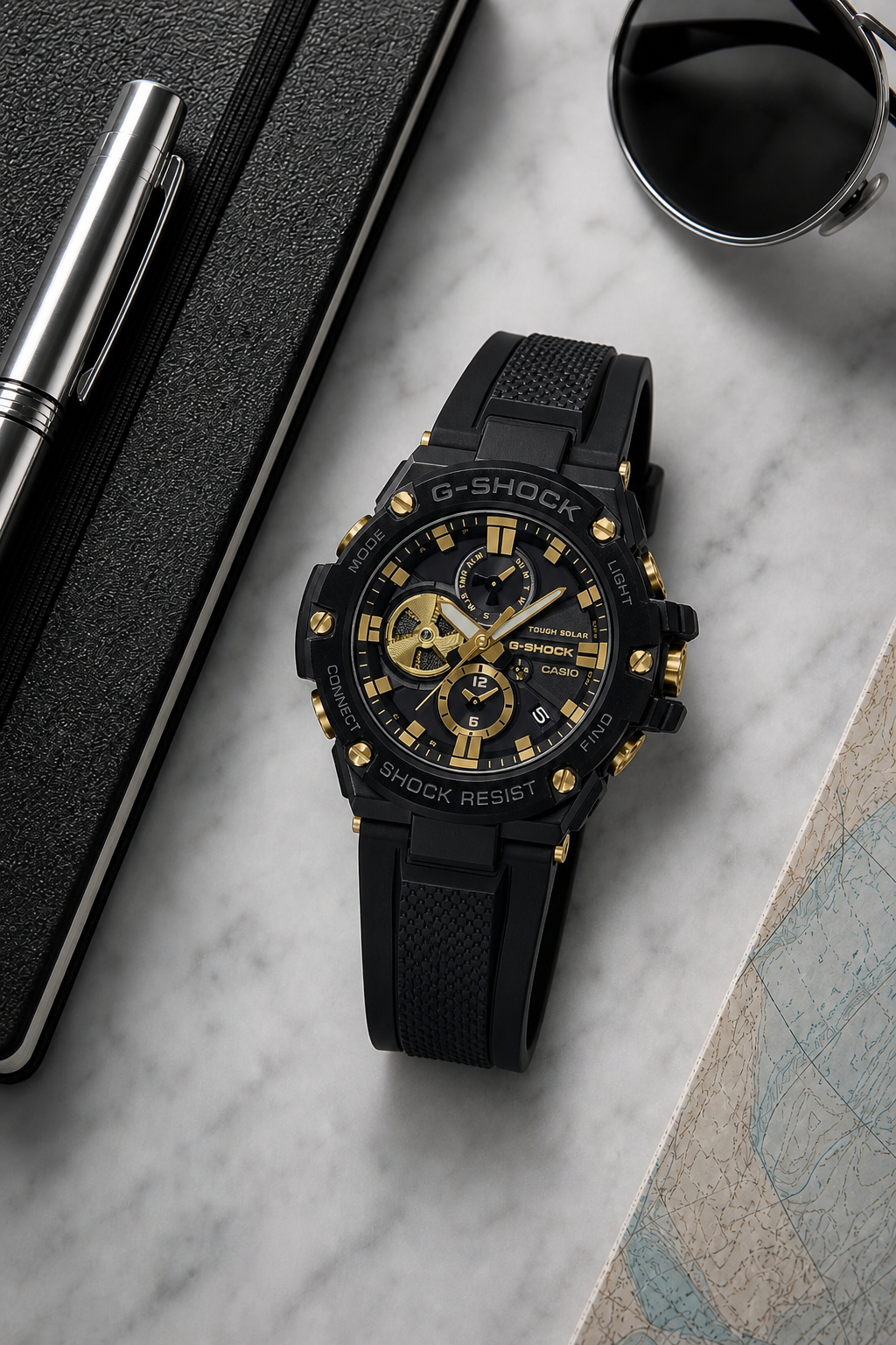 Casio G-Shock G-Steel GST-B100 GST-B100GC-1A Watch