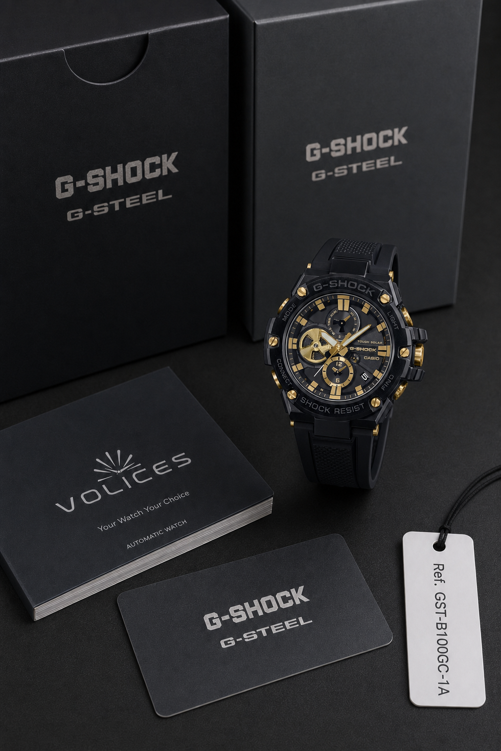 Casio G-Shock G-Steel GST-B100 GST-B100GC-1A Watch