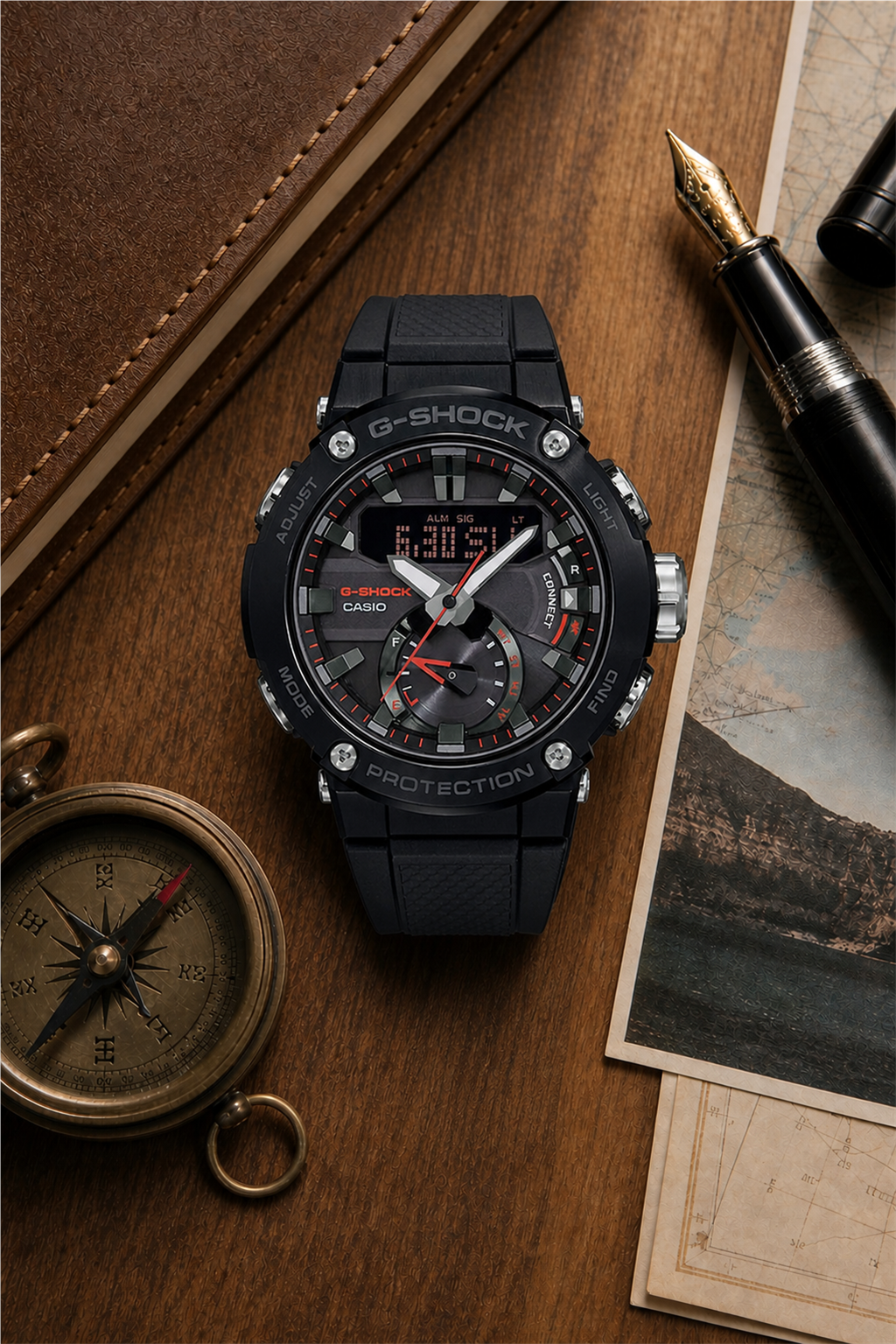 Casio G-Shock G-Steel GST-B200 GST-B200B-1A Watch