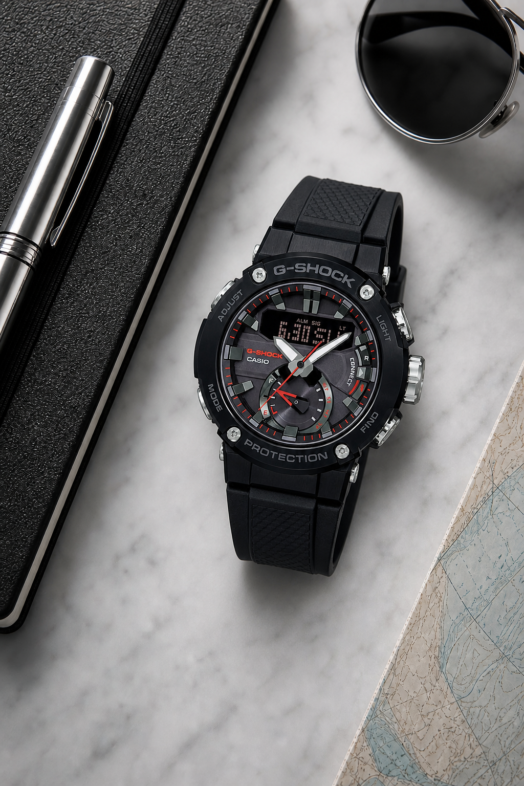 Casio G-Shock G-Steel GST-B200 GST-B200B-1A Watch