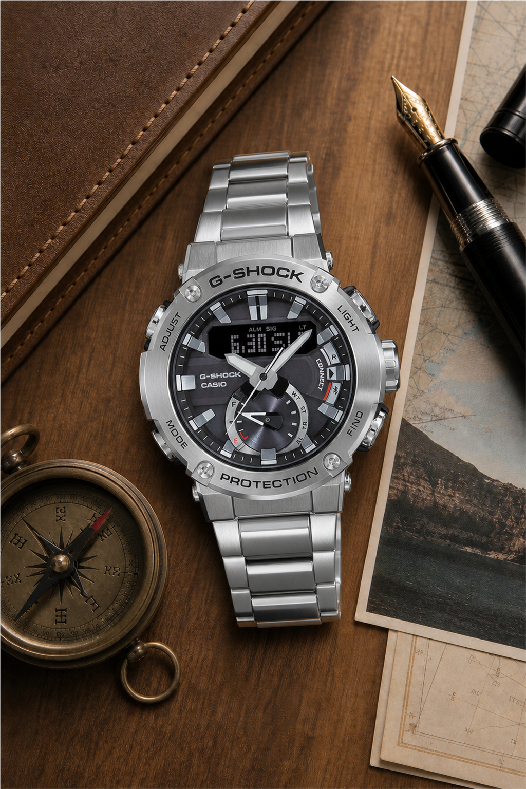 Casio G-Shock G-Steel GST-B200 GST-B200D-1A Watch