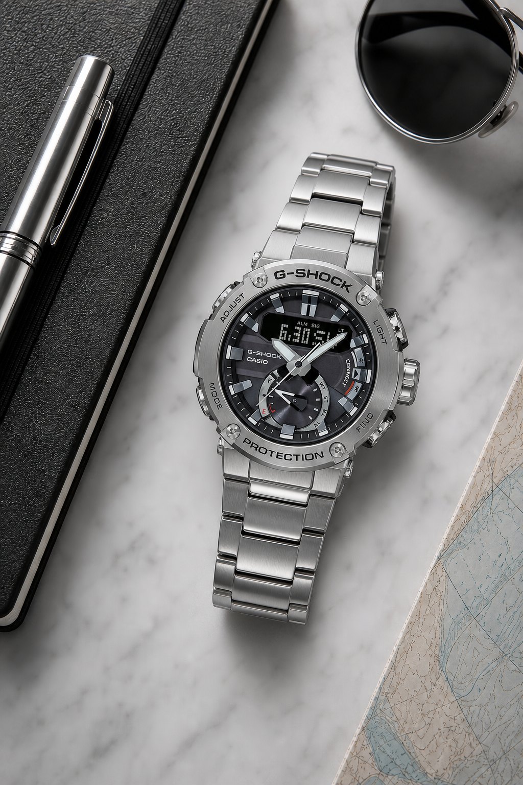 Casio G-Shock G-Steel GST-B200 GST-B200D-1A Watch