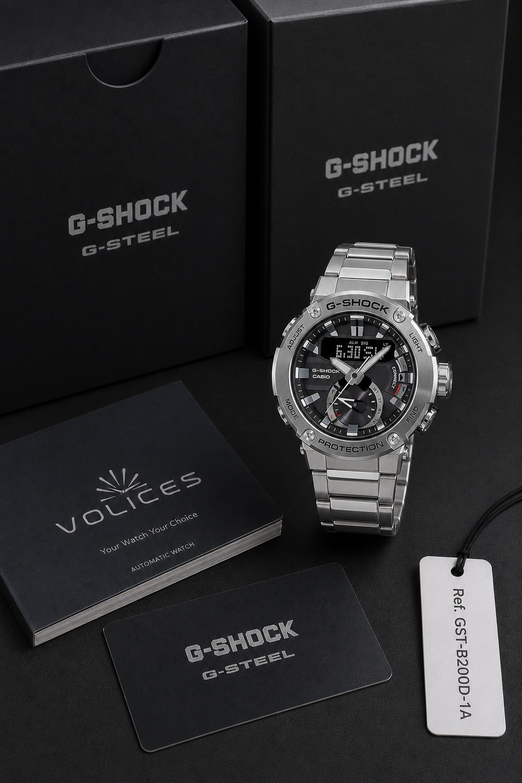 Casio G-Shock G-Steel GST-B200 GST-B200D-1A Watch
