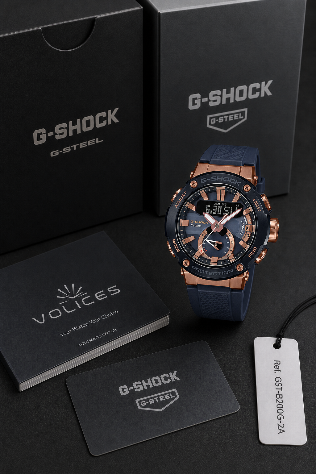 Casio G-Shock G-Steel GST-B200 GST-B200G-2A Watch