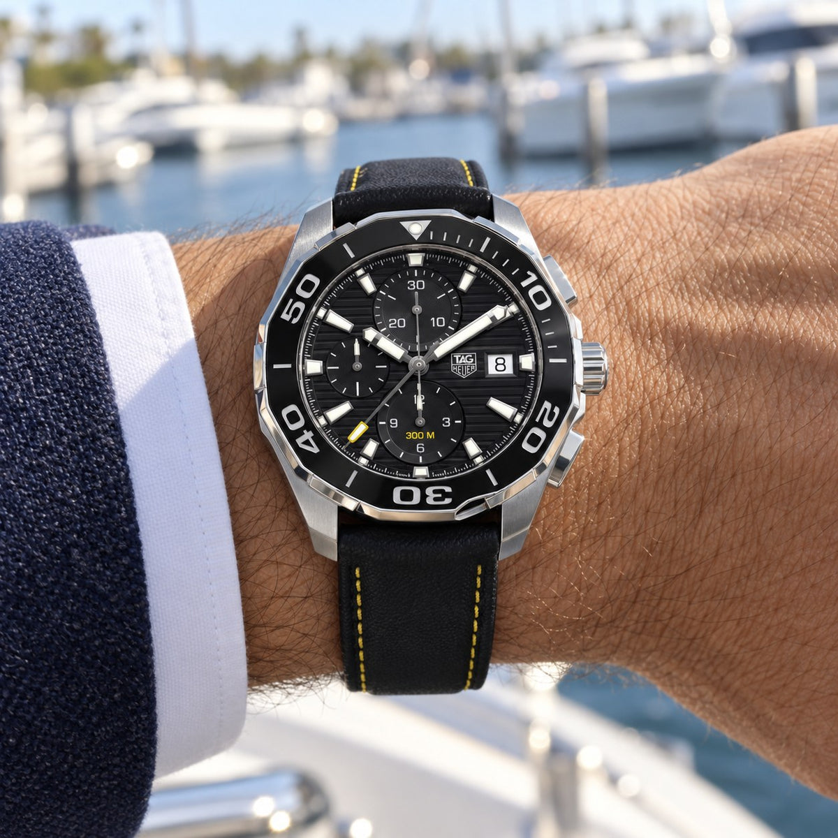 TAG Heuer CAY211A.FC6361 watch on wrist