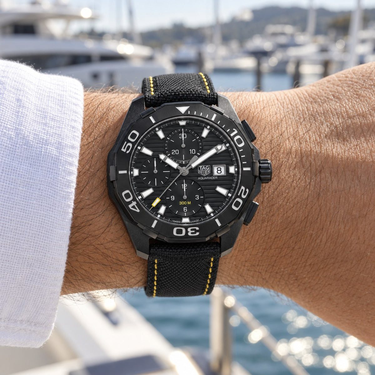 TAG Heuer CAY218A.FC6361 watch on wrist