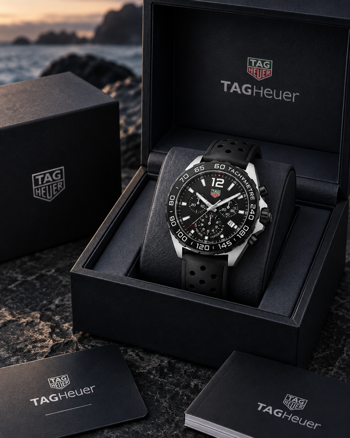TAG Heuer Formula 1 Chronograph CAZ1010.FT8024 presentation box display