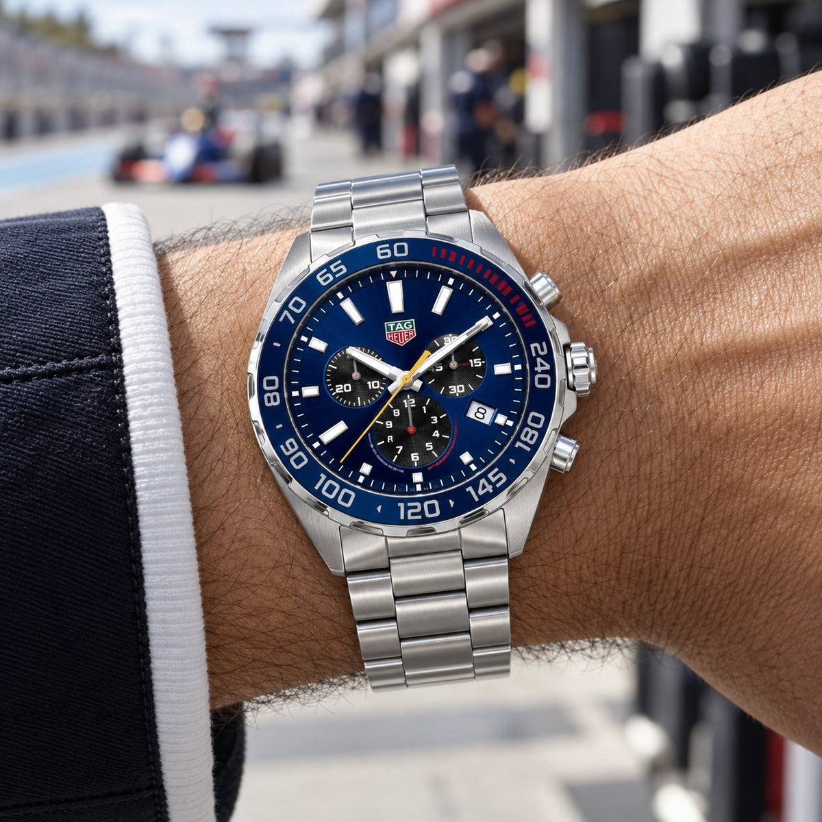 TAG Heuer CAZ101AB.BA0842 watch on wrist