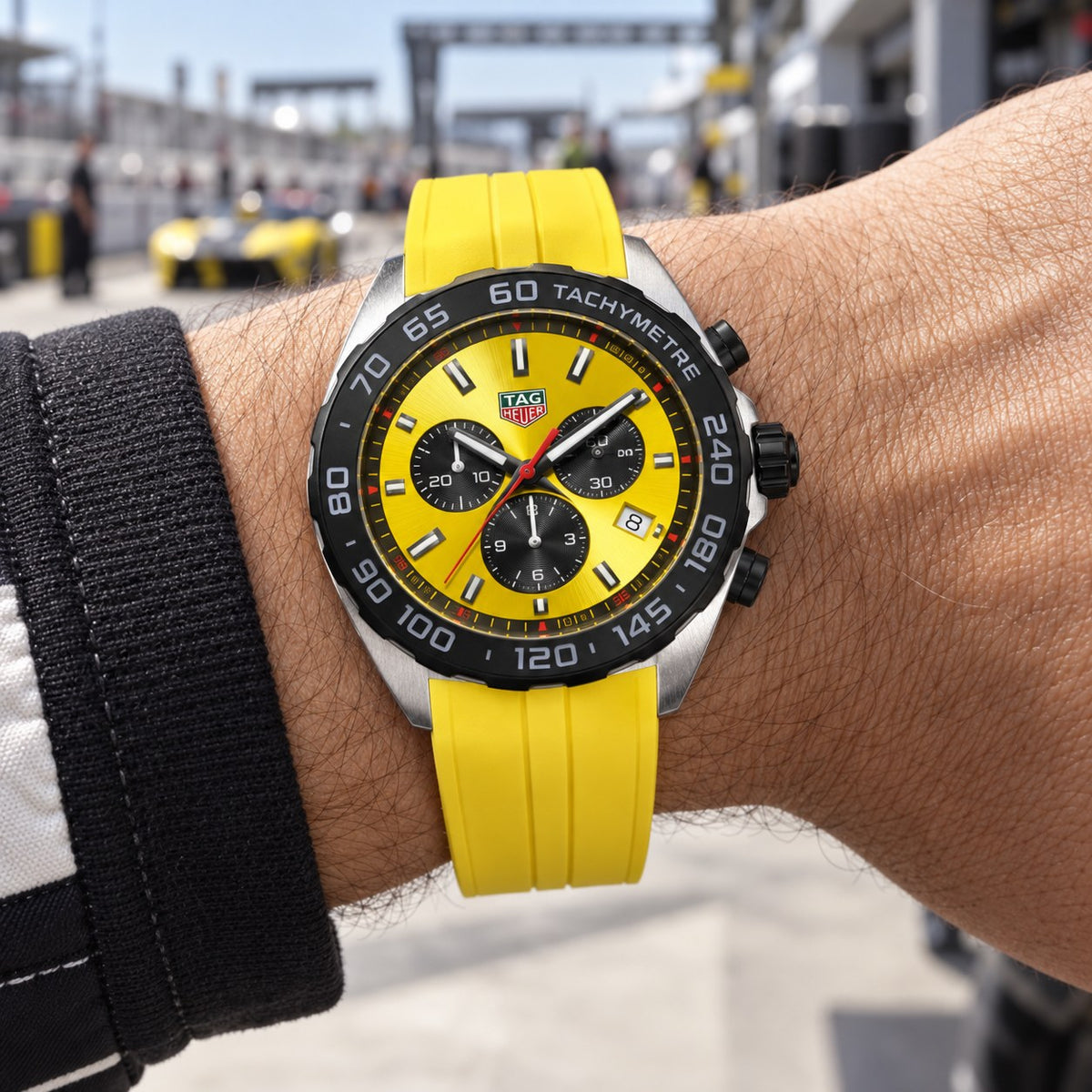 TAG Heuer CAZ101AM.FT8054 watch on wrist