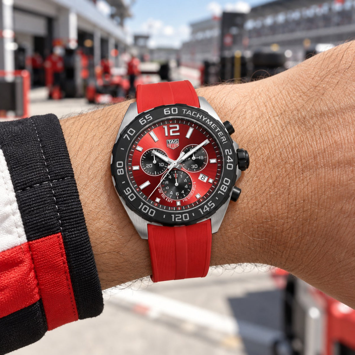 TAG Heuer CAZ101AN.FT8055 watch on wrist