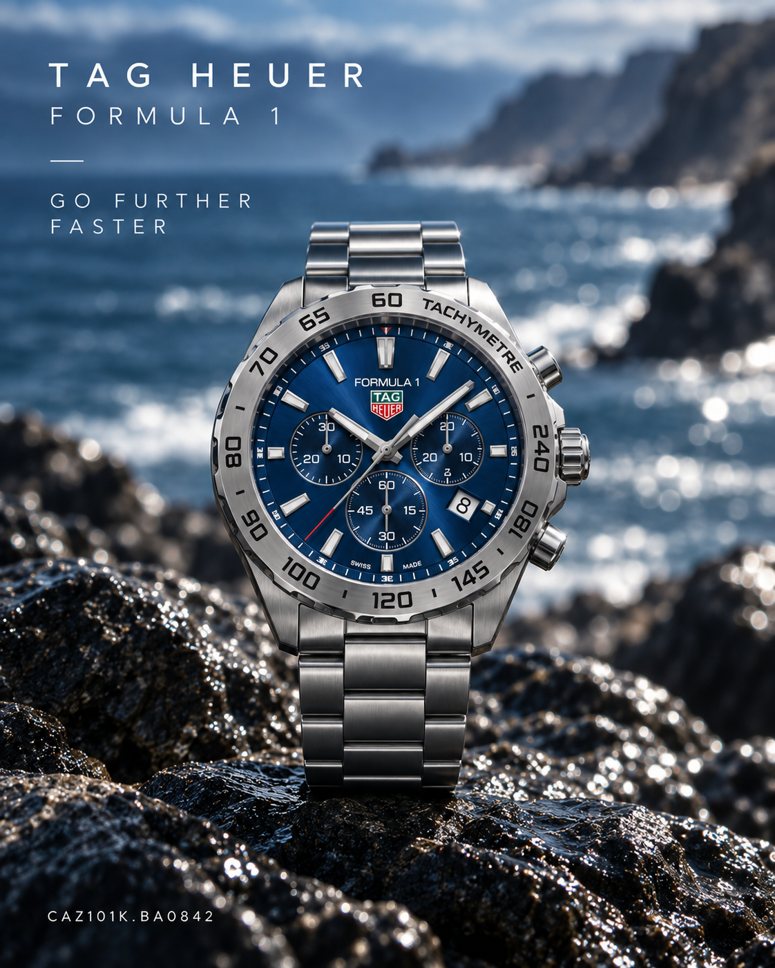 TAG Heuer Formula 1 Chronograph CAZ101K.BA0842 coastal hero product view
