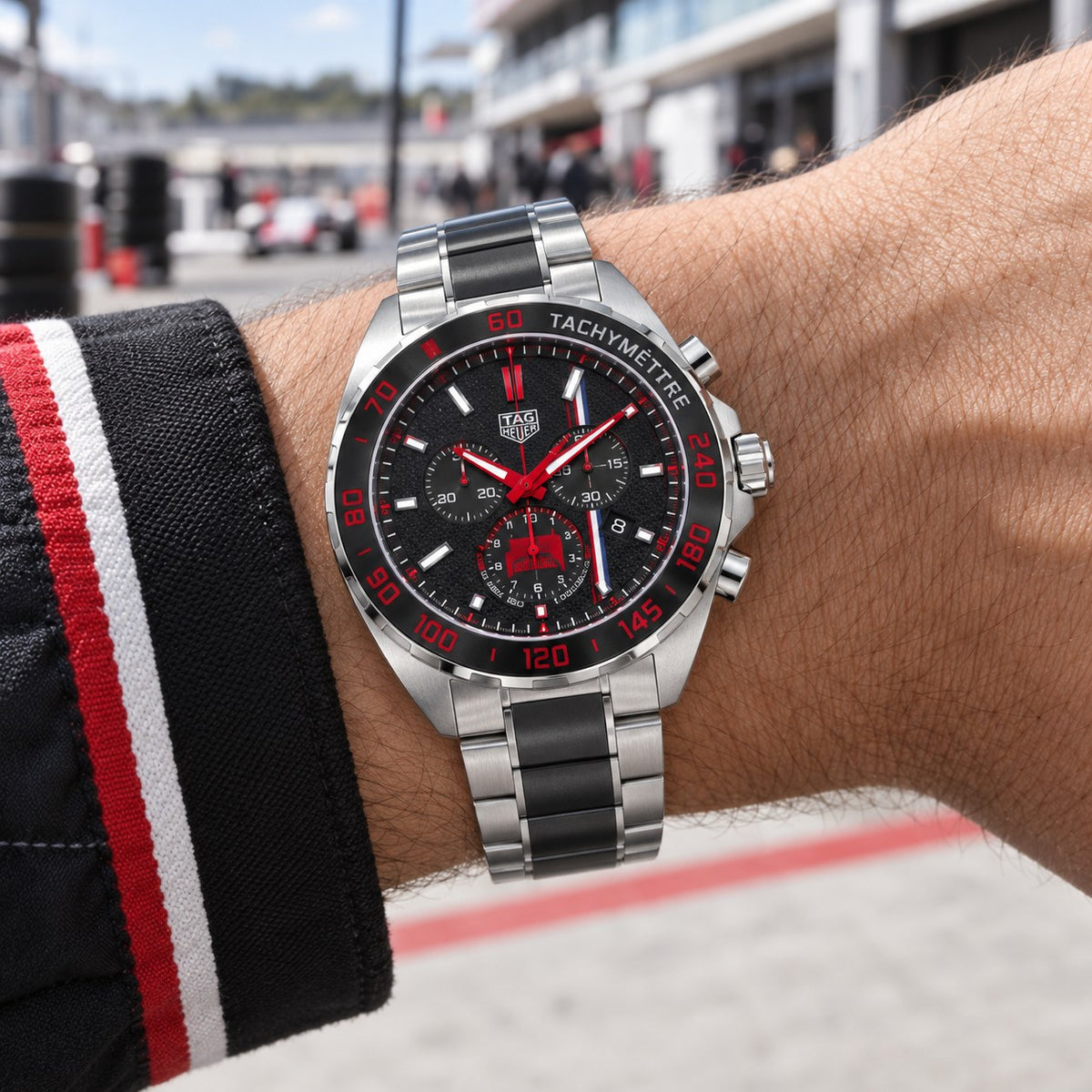 TAG Heuer CAZ101U.BA0843 watch on wrist