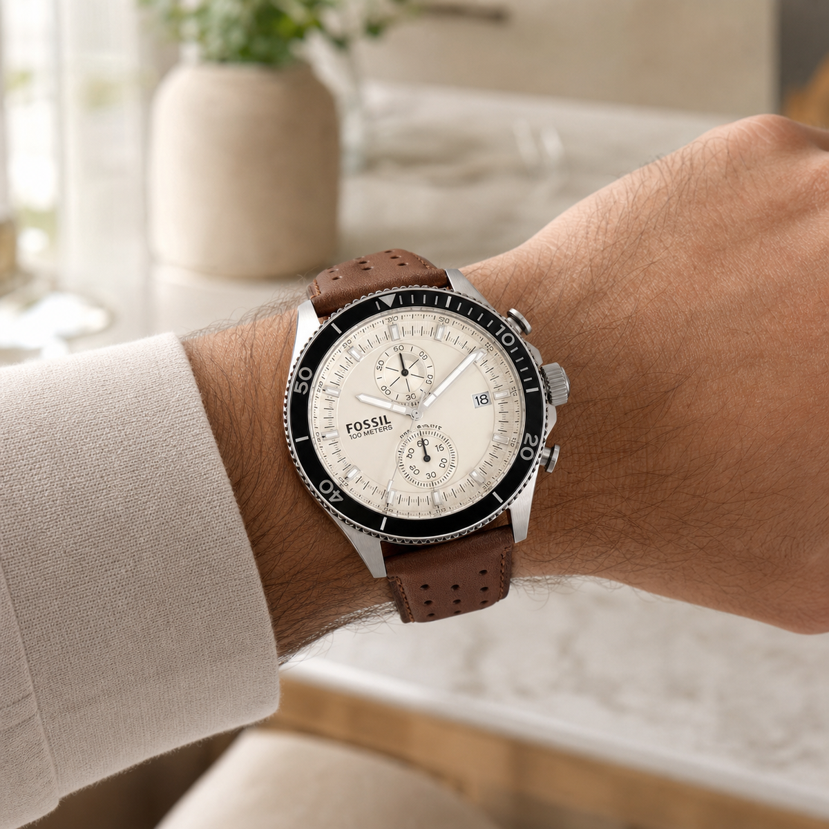Fossil CH2943 45mm Watch wrist view