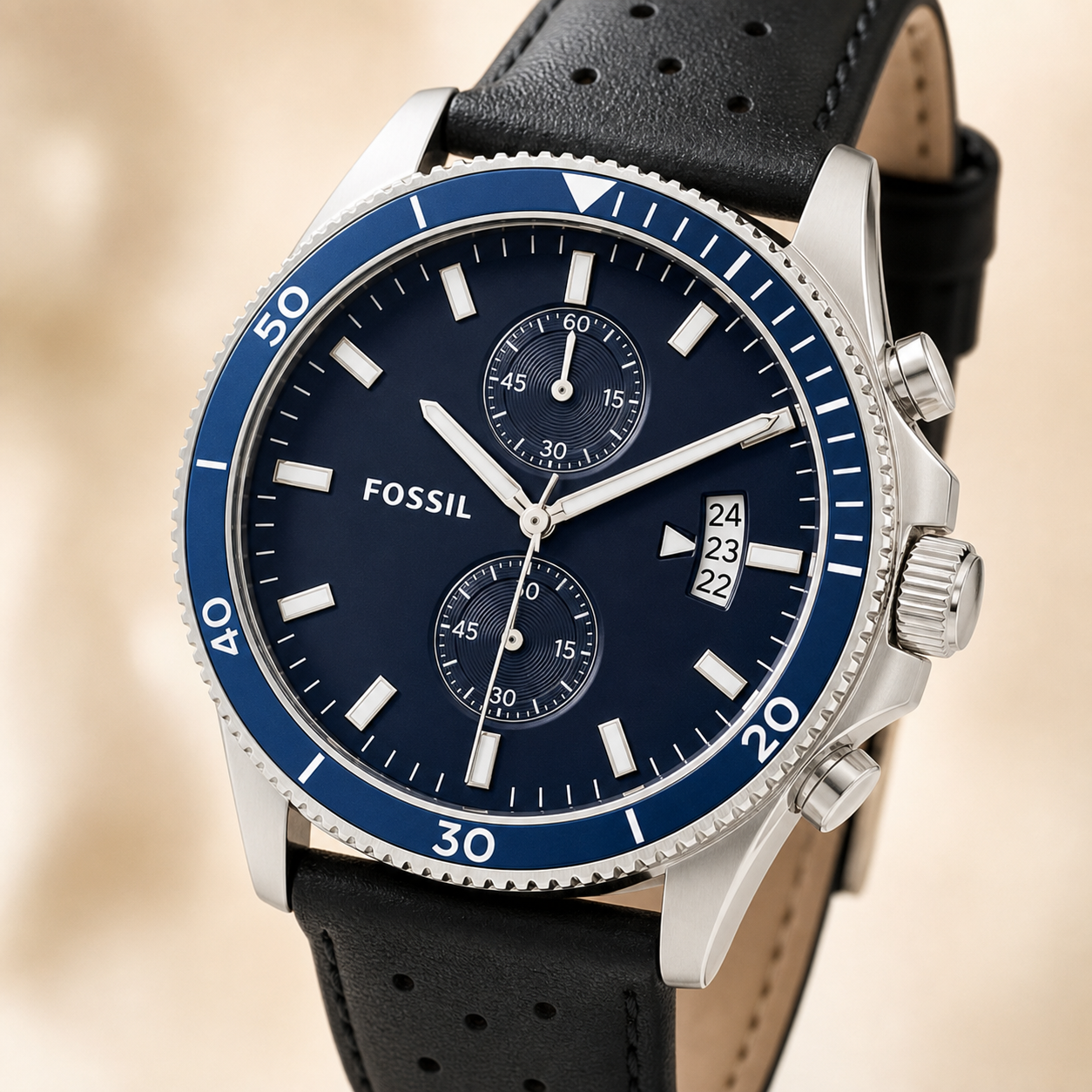 Fossil CH2945 45mm Watch macro view