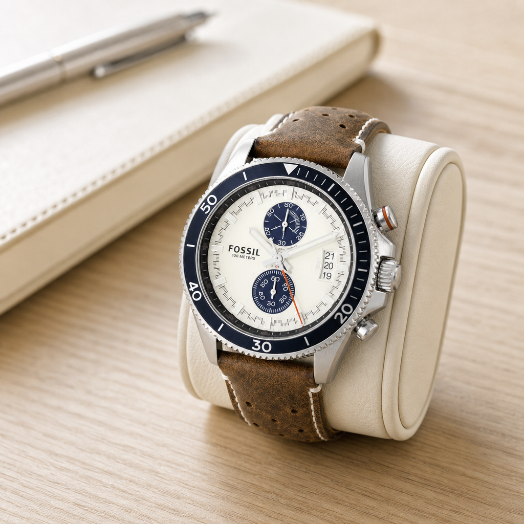 Fossil CH2951 45mm Watch executive desk view