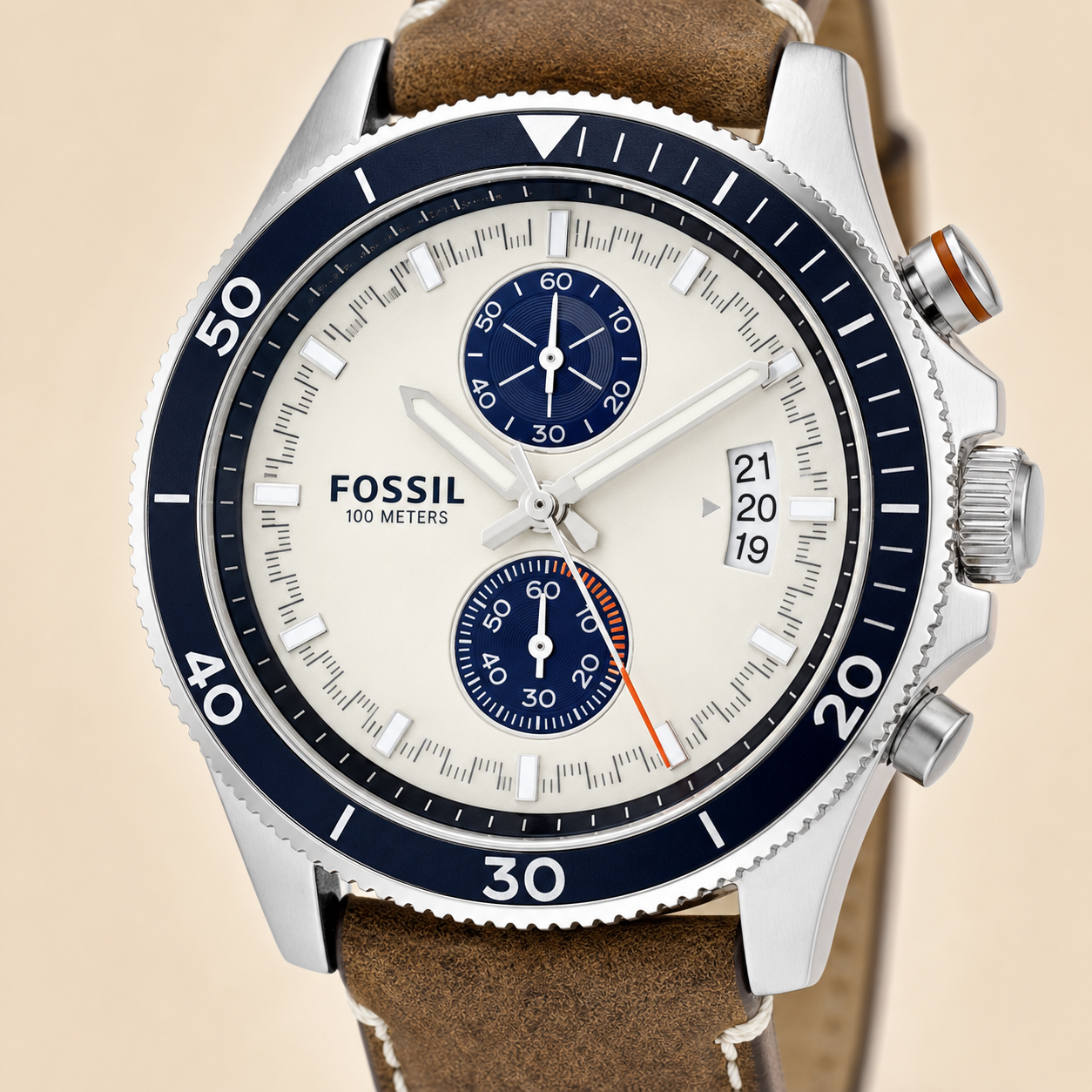 Fossil CH2951 45mm Watch macro view