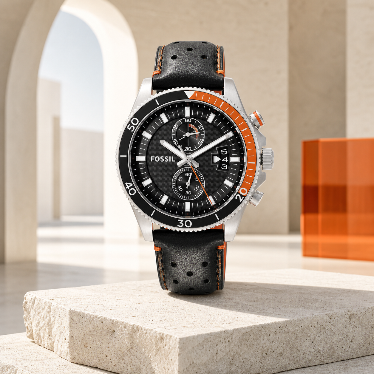 Fossil CH2953 45mm Watch architectural view