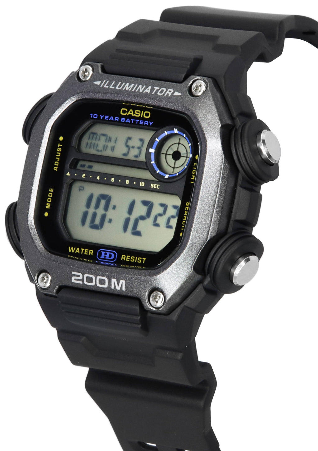 Casio Digital Sports Resin Strap Quartz DW-291HX-1A DW291HX-1 200M Men's Watch