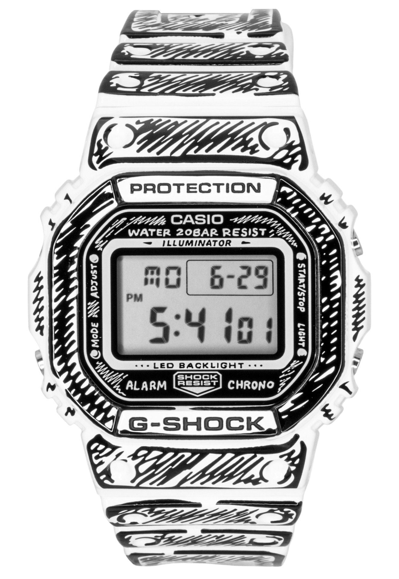 Casio G-Shock Digital Resin Strap Quartz DW-5600JV-7 200M Men's Watch