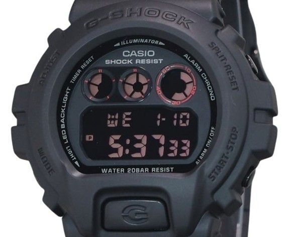Casio G-Shock Digital Resin Strap Quartz DW-6900UMS-1 200M Men's Watch
