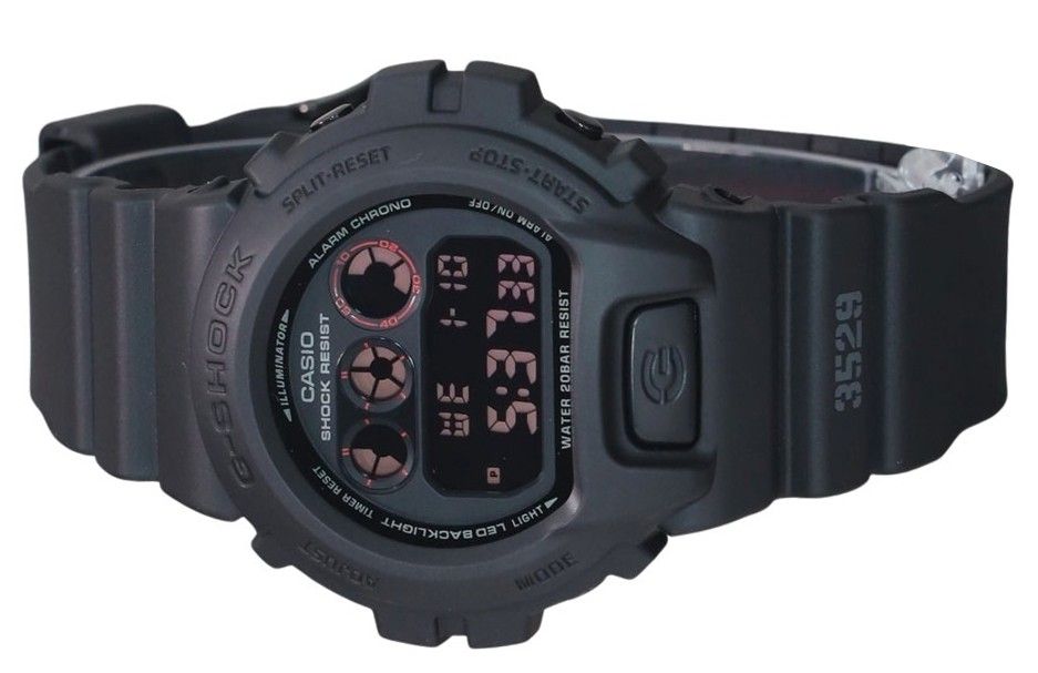 Casio G-Shock Digital Resin Strap Quartz DW-6900UMS-1 200M Men's Watch