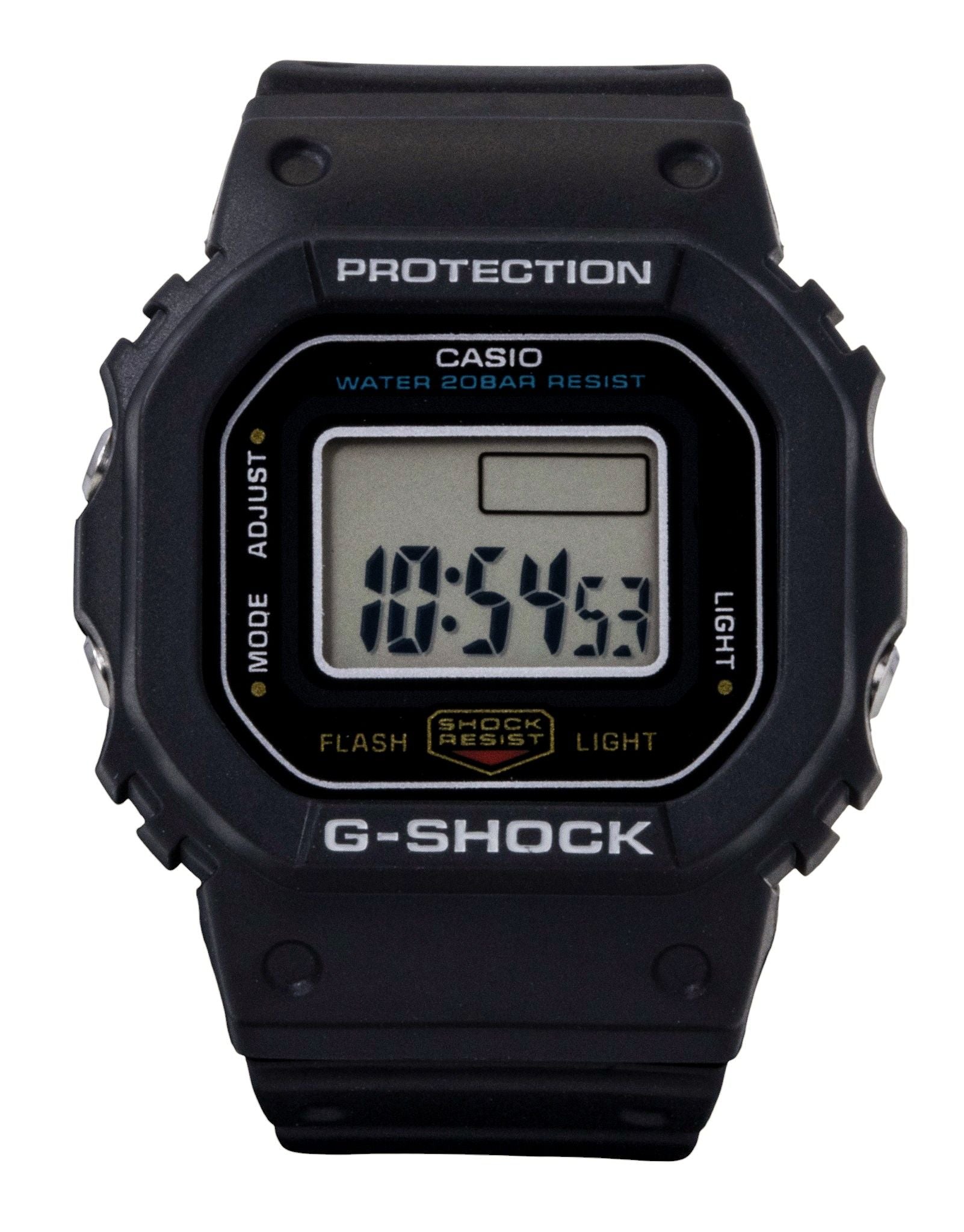 Casio G-Shock Nano Digital Black Bio-Based Resin Strap Quartz DWN-5600-1 200M Unisex Watch
