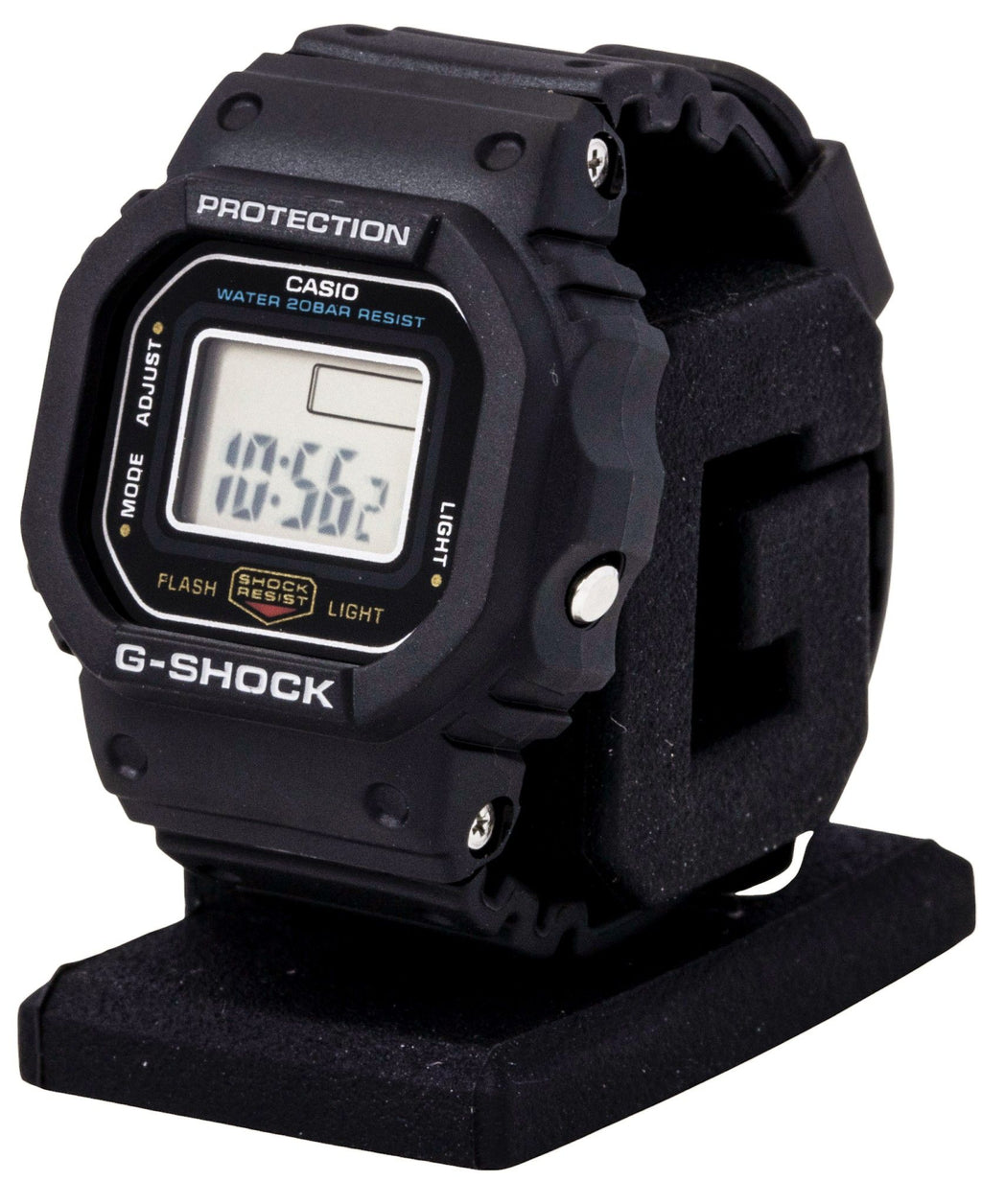 Casio G-Shock Nano Digital Black Bio-Based Resin Strap Quartz DWN-5600-1 200M Unisex Watch