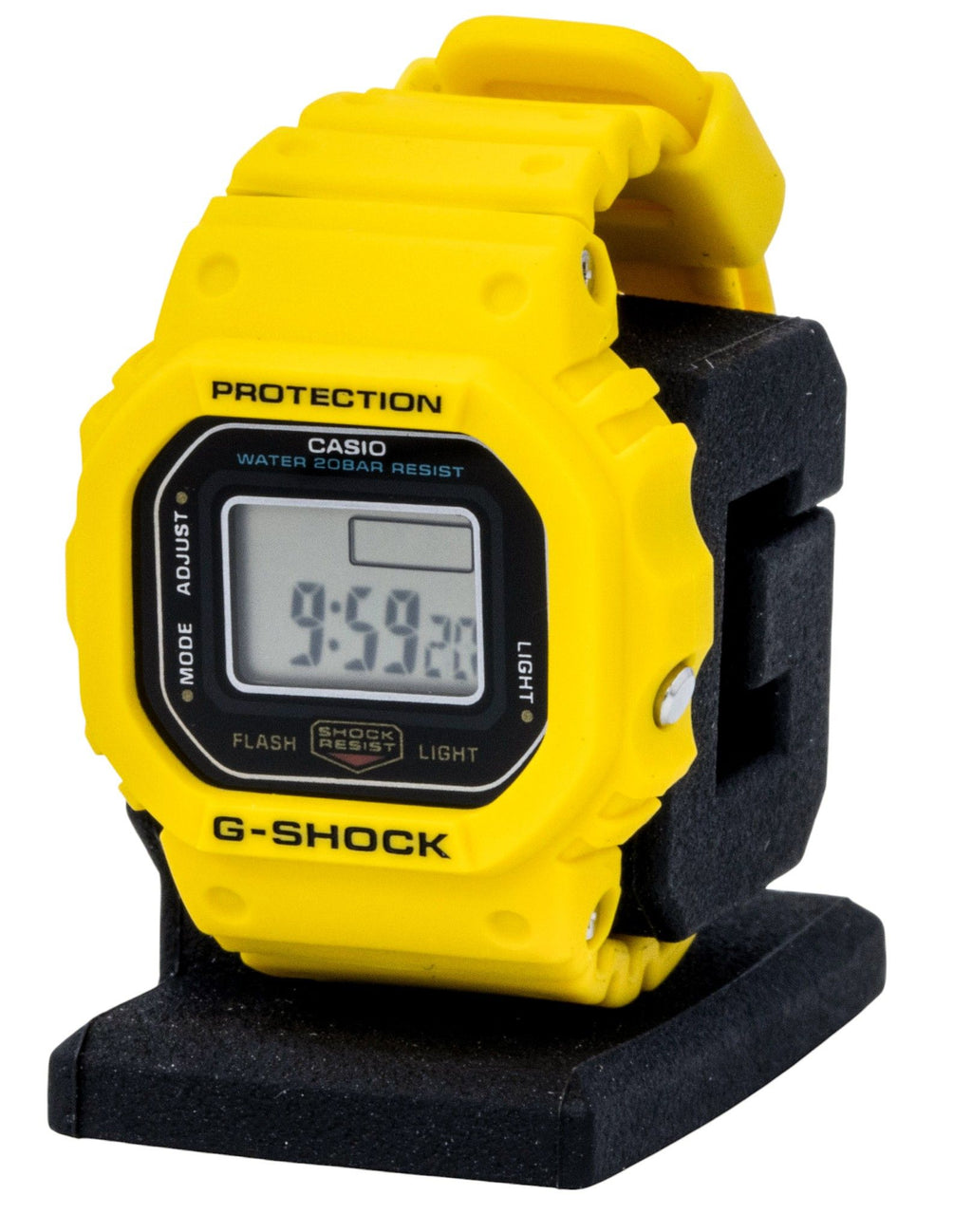 Casio G-Shock Nano Digital Yellow Bio-Based Resin Strap Quartz DWN-5600-9 200M Unisex Watch