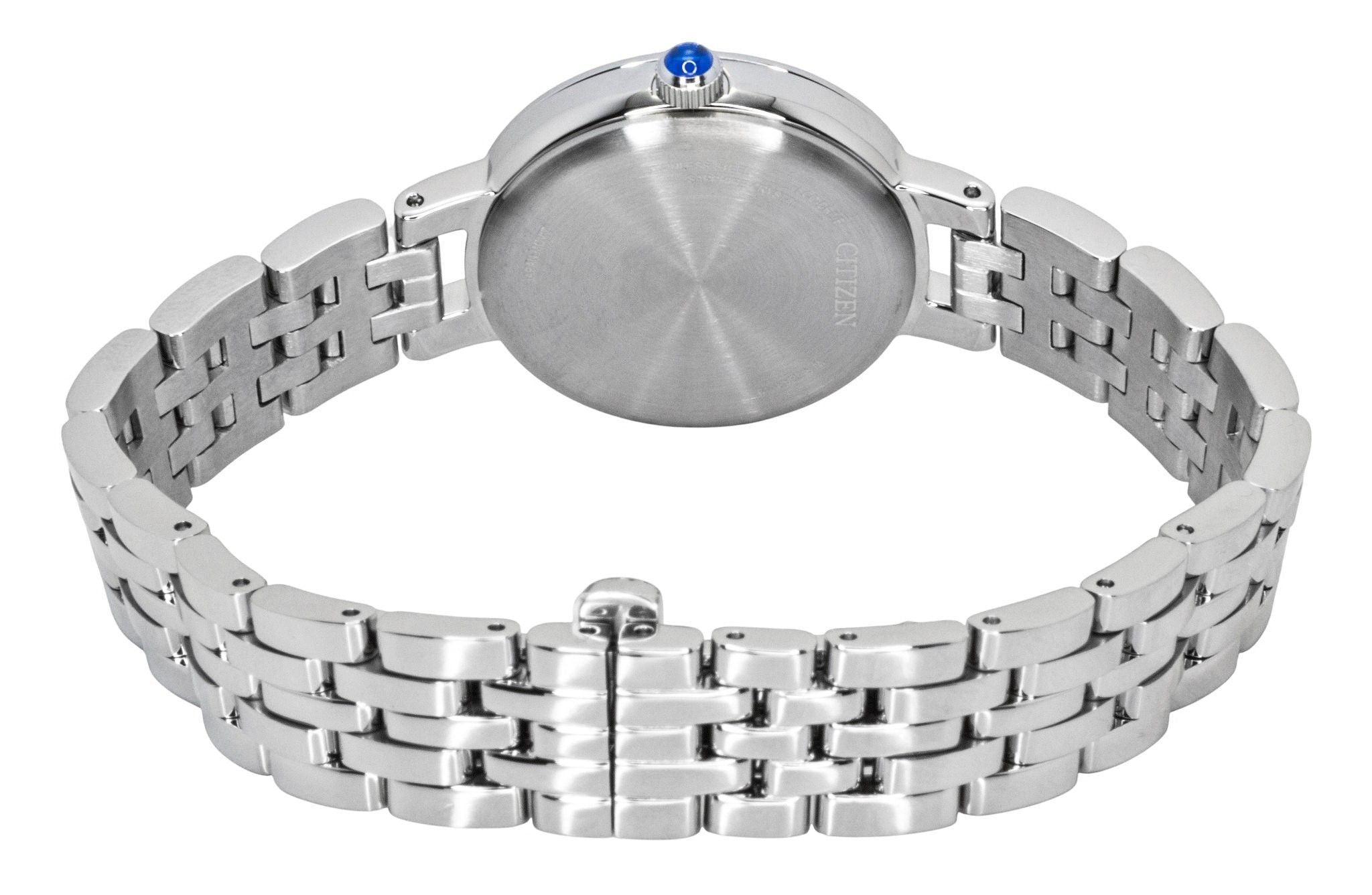Citizen L Stainless Steel White Dial Eco-Drive EM0990-81A Women's Watch