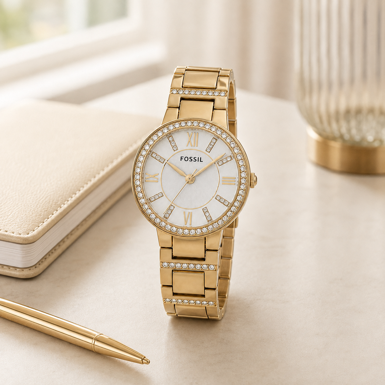 Fossil ES3282 30mm Women's Watch executive desk view