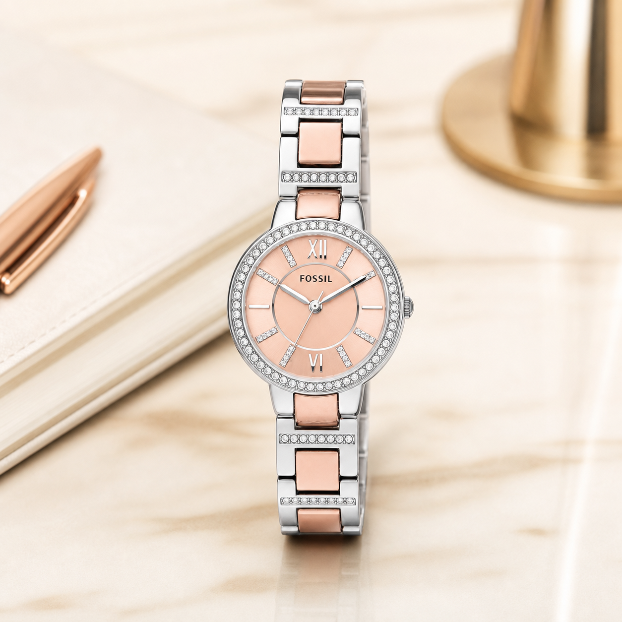 Fossil ES3405 30mm Women's Watch executive desk view