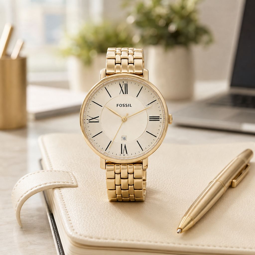 Fossil ES3434 36mm Women's Watch executive desk view
