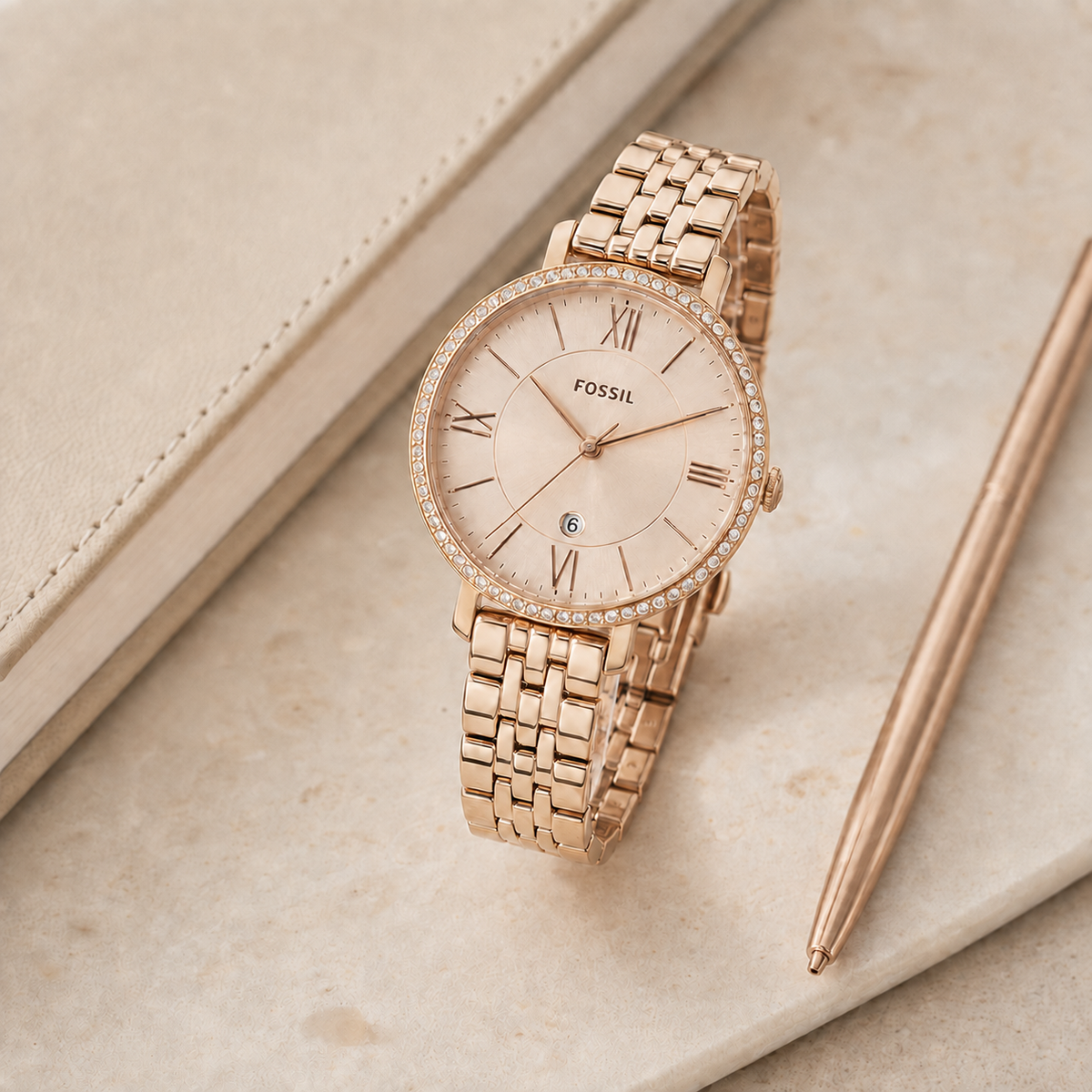 Fossil ES3632 36mm Women's Watch executive desk view