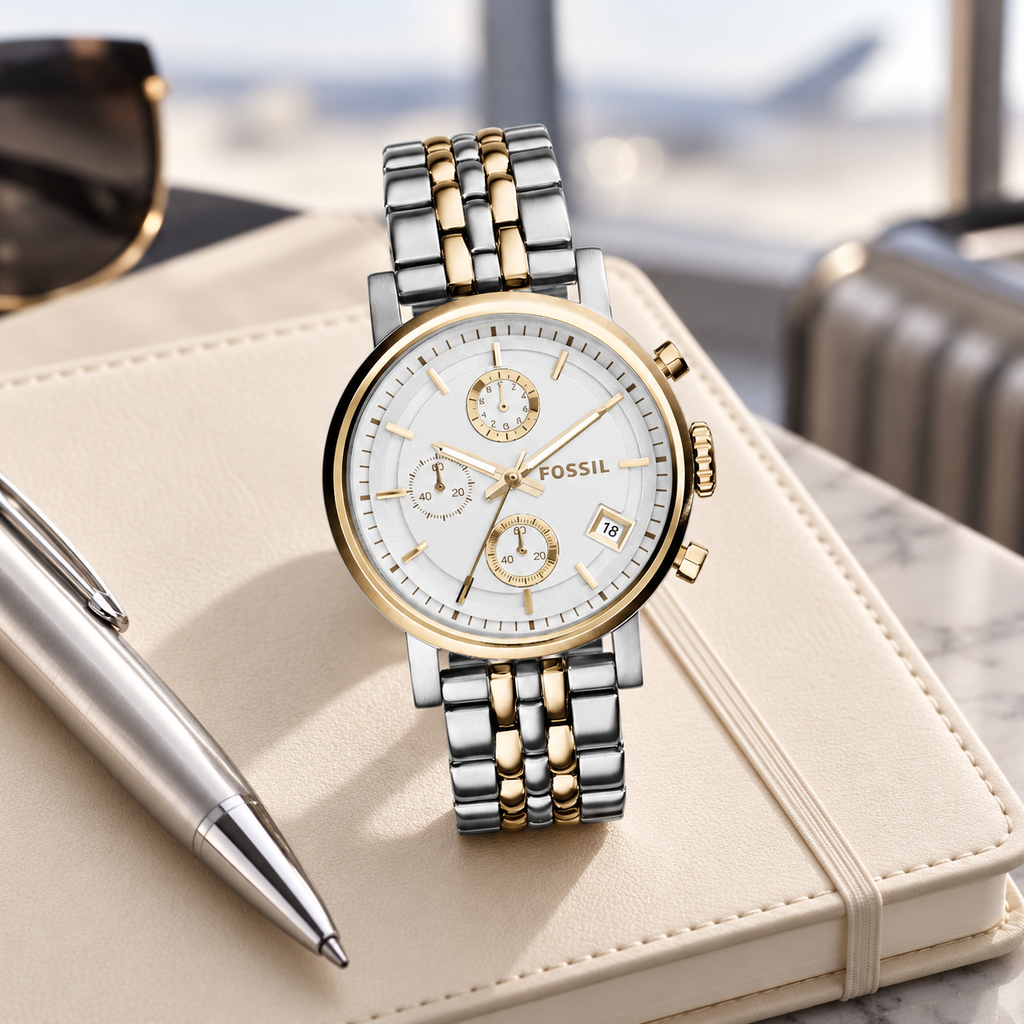 Fossil Original Boyfriend Chronograph ES3746 38mm dameshorloge