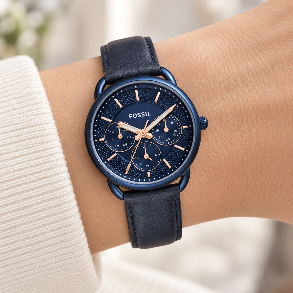 Montre pour femme Fossil Tailor Multifunction ES4092 35 mm
