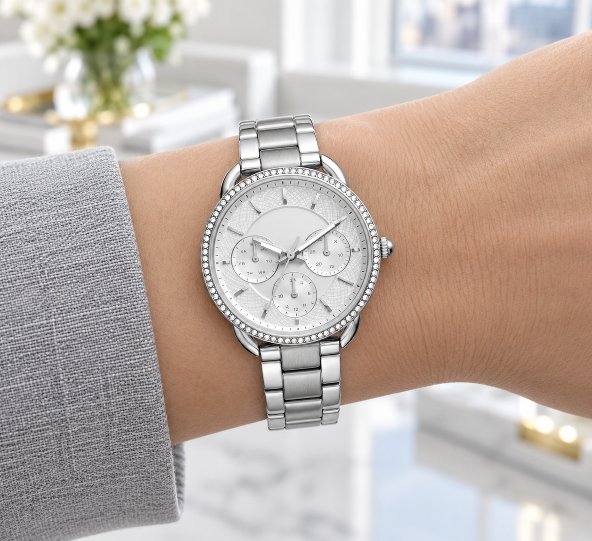 Fossil Tailor Multifunction ES4262 35mm Montre pour femme