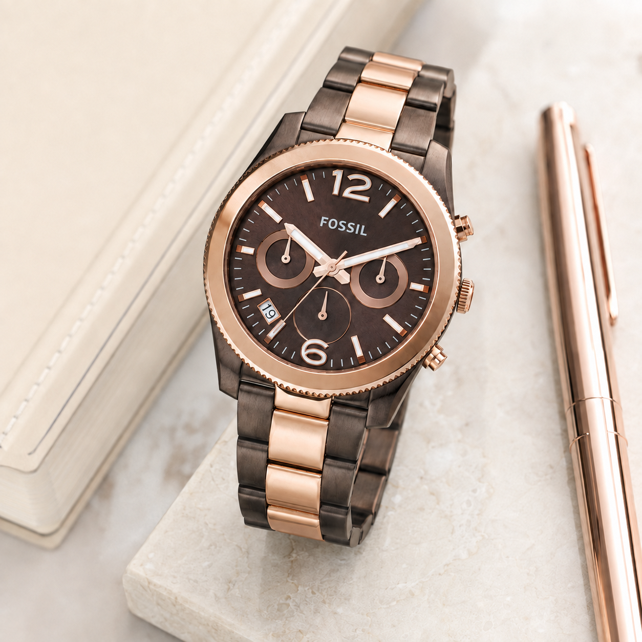 Fossil ES4291 36mm Women's Watch executive desk view